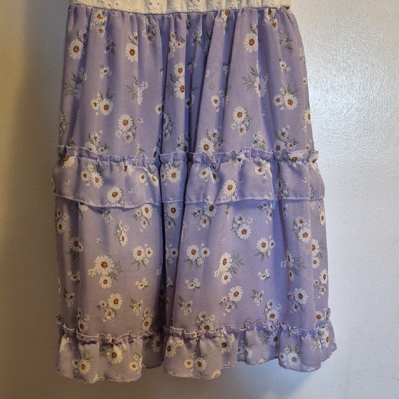 Knitworks White and Cream Sleeveless Sundress Casual - Picture 4 of 8